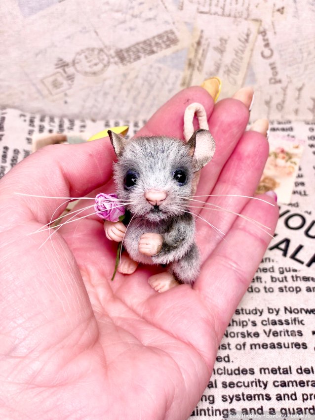 Мышонок🐭 — Авторские мишки Тедди и друзья: фото (фото 2)