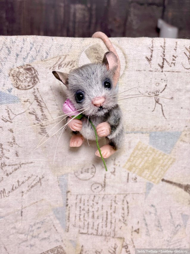 Мышонок🐭 — Авторские мишки Тедди и друзья: фото (фото 4)