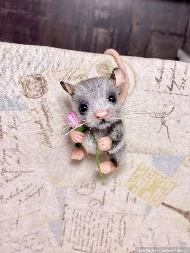 Мышонок🐭 — Авторские мишки Тедди и друзья: фото (фото 8)