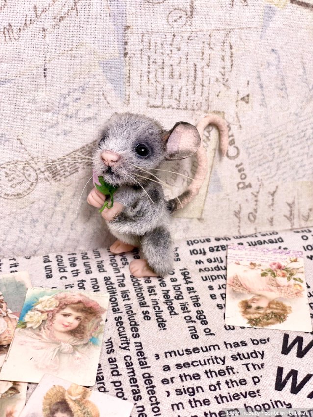 Мышонок🐭 — Авторские мишки Тедди и друзья: фото (фото 3)