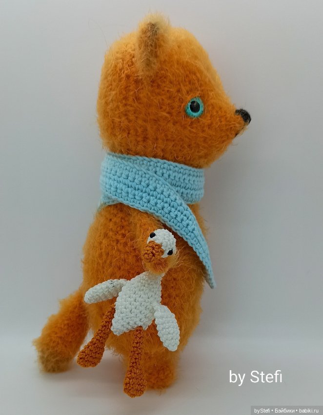 Лисик с гусиком — Вязаные игрушки и амигуруми: крючком (фото 9)