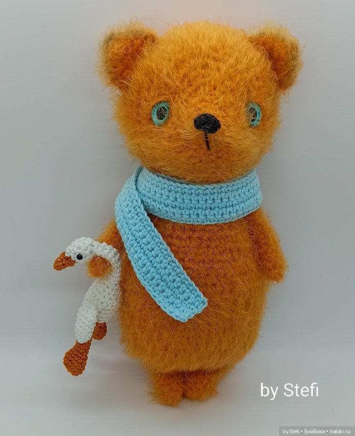 Лисик с гусиком — Вязаные игрушки и амигуруми: крючком (фото 4)