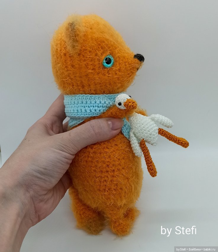 Лисик с гусиком — Вязаные игрушки и амигуруми: крючком (фото 8)