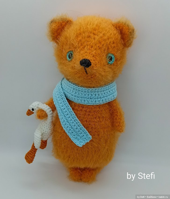Лисик с гусиком — Вязаные игрушки и амигуруми: крючком (фото 2)