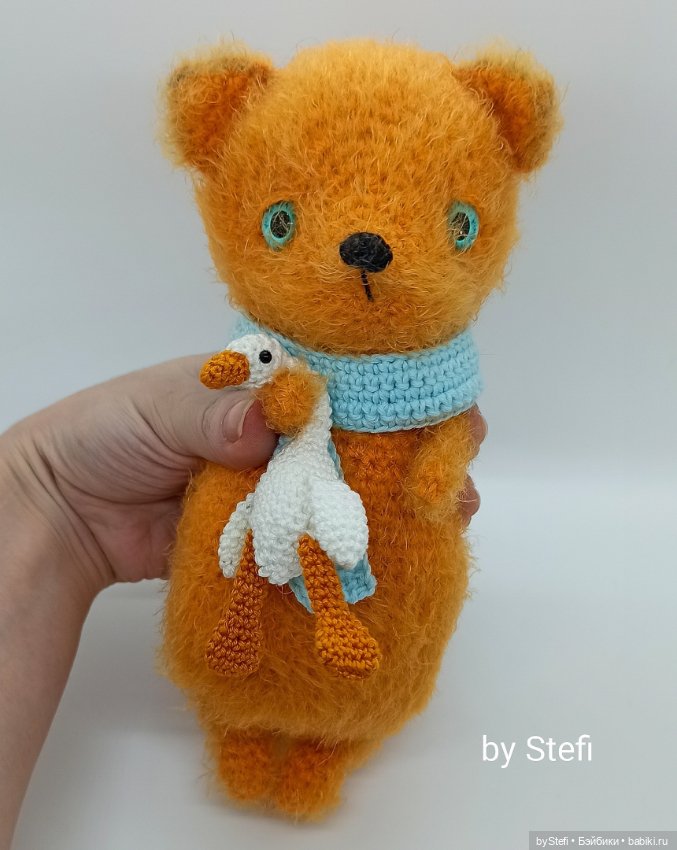 Лисик с гусиком — Вязаные игрушки и амигуруми: крючком (фото 7)