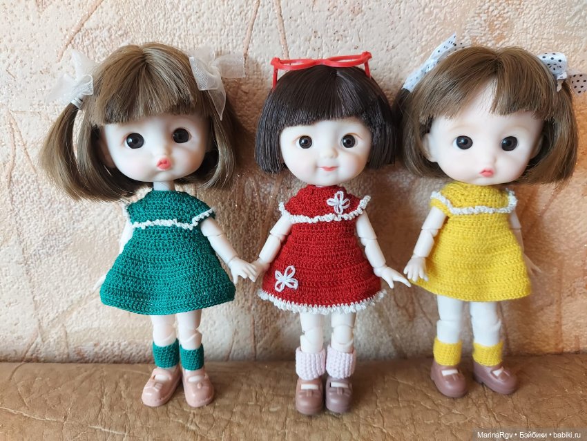 Пополнение в шарнирной компании и первая попытка вязания (фото 7)