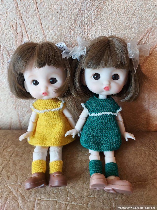 Пополнение в шарнирной компании и первая попытка вязания (фото 3)