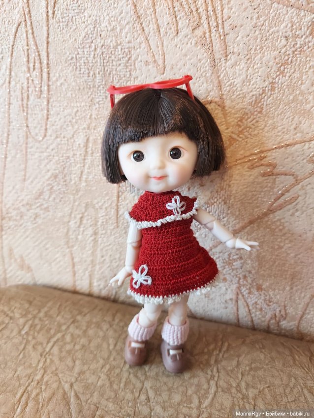 Пополнение в шарнирной компании и первая попытка вязания (фото 4)