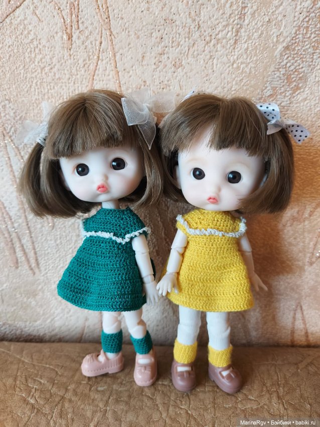 Пополнение в шарнирной компании и первая попытка вязания (фото 2)