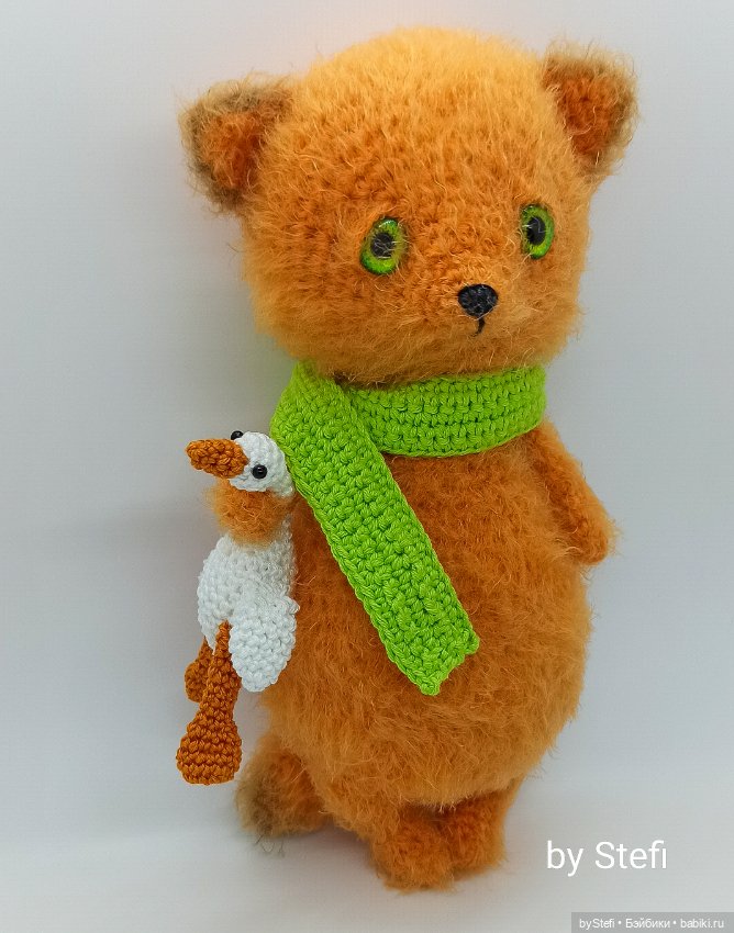 Ещё один лисик с гусиком. Зеленоглазый на этот раз (фото 10)