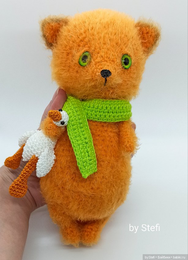 Ещё один лисик с гусиком. Зеленоглазый на этот раз (фото 5)