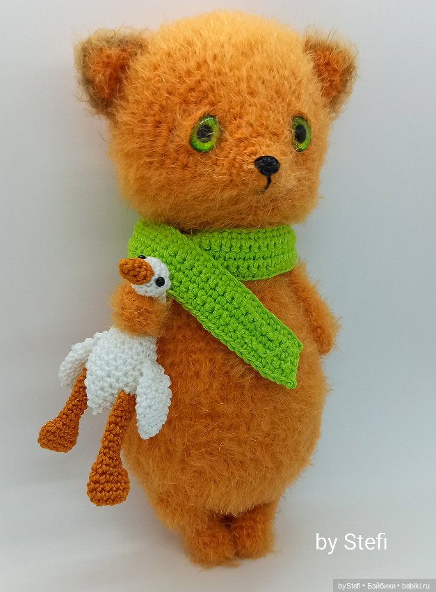 Ещё один лисик с гусиком. Зеленоглазый на этот раз (фото 2)