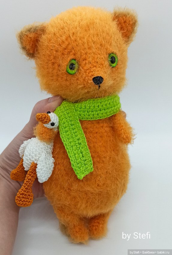 Ещё один лисик с гусиком. Зеленоглазый на этот раз (фото 7)