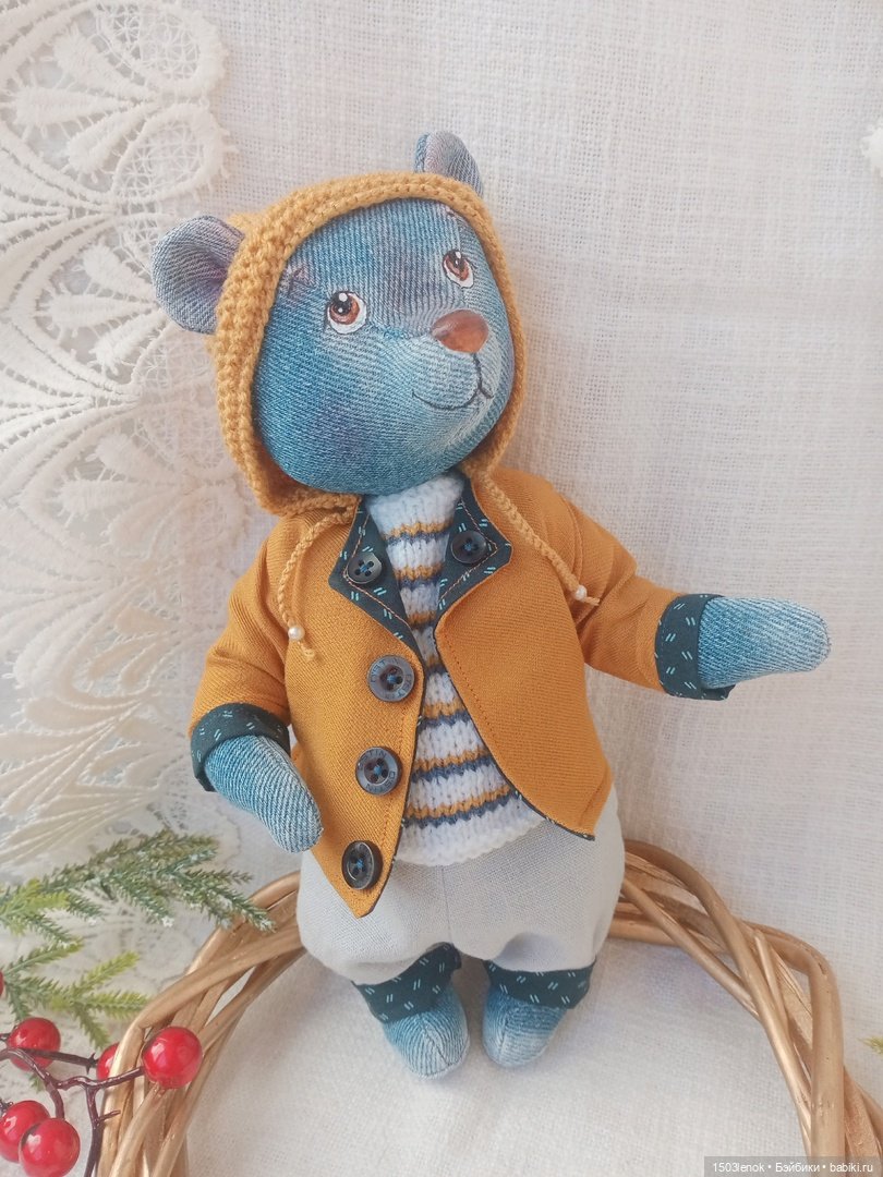 Сенечка — Авторские мишки Тедди и друзья: фото (фото 5)