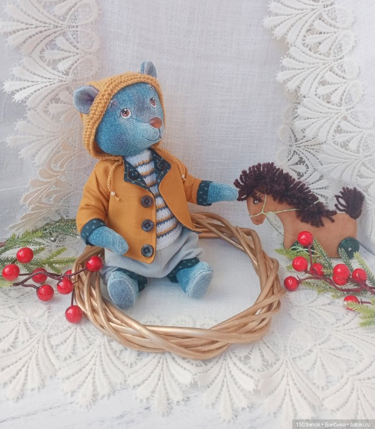 Сенечка — Авторские мишки Тедди и друзья: фото (фото 7)