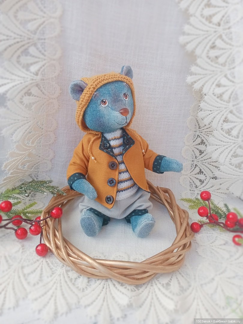 Сенечка — Авторские мишки Тедди и друзья: фото (фото 6)