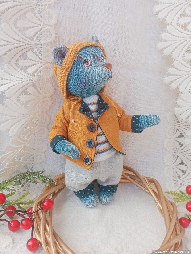 Сенечка — Авторские мишки Тедди и друзья: фото (фото 4)