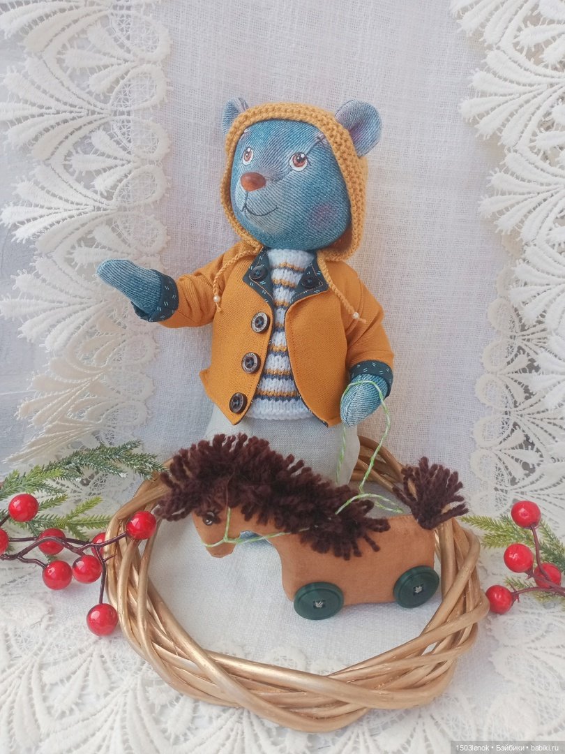 Сенечка — Авторские мишки Тедди и друзья: фото (фото 2)