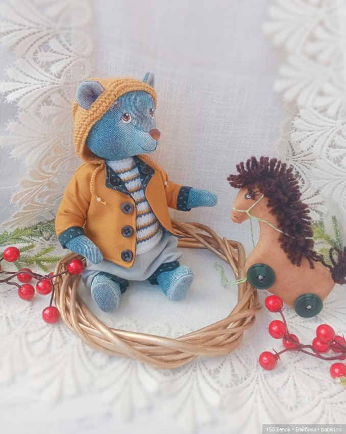 Сенечка — Авторские мишки Тедди и друзья: фото (фото 9)