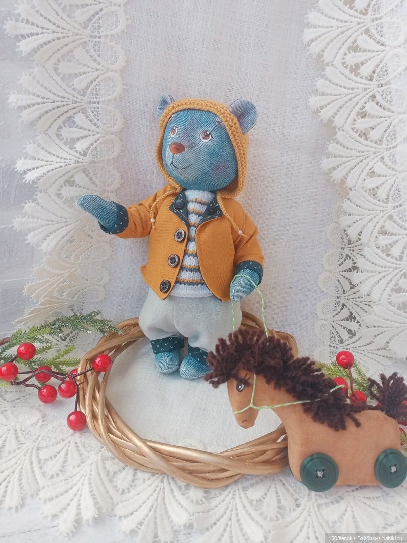 Сенечка — Авторские мишки Тедди и друзья: фото (фото 3)