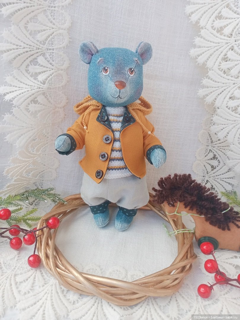 Сенечка — Авторские мишки Тедди и друзья: фото (фото 10)