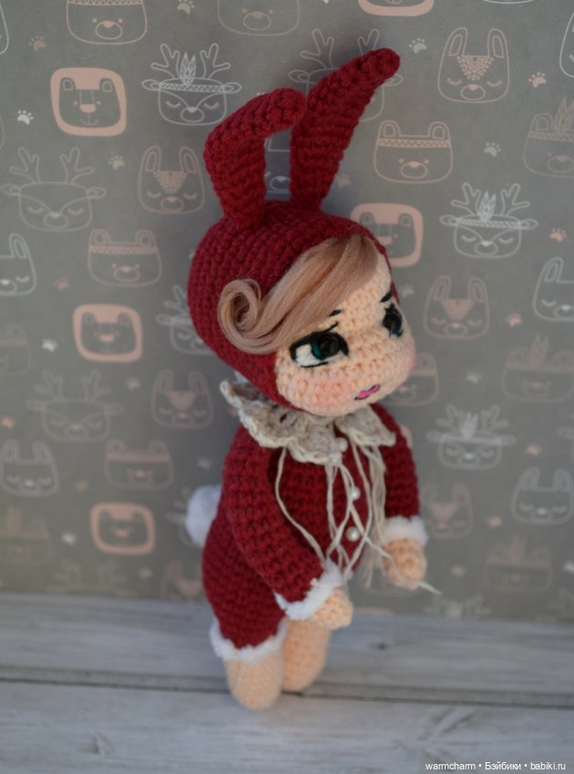 Крошка Заинька — Авторские вязаные куклы: интерьерные