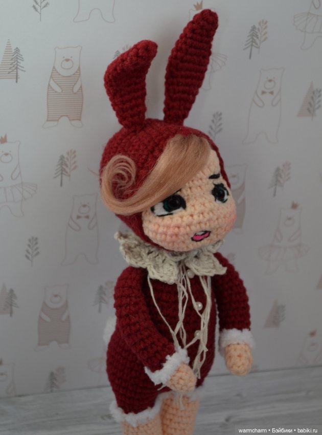 Крошка Заинька — Авторские вязаные куклы: интерьерные (фото 4)