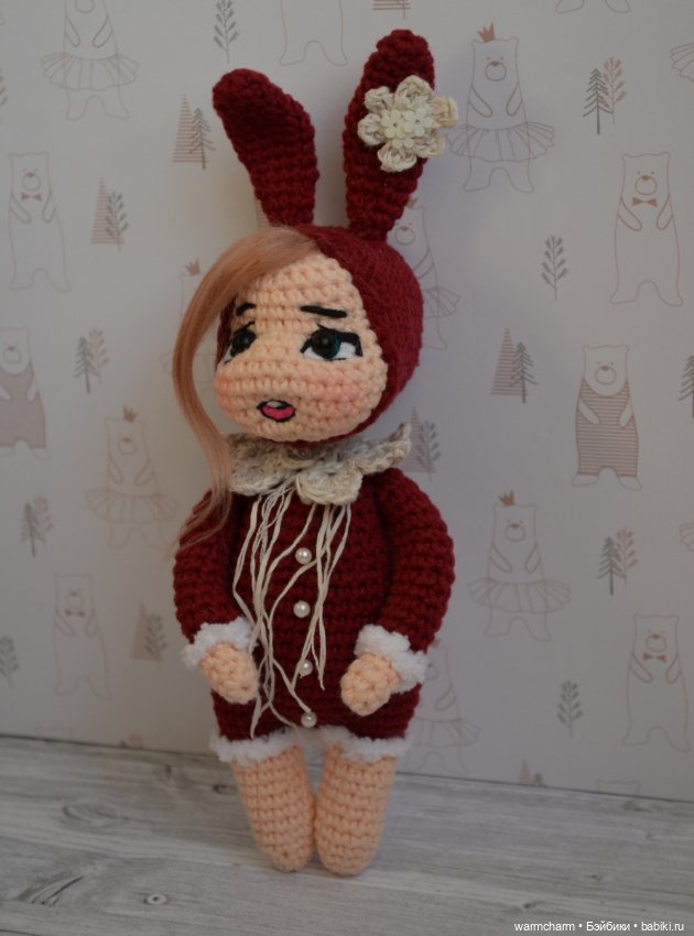 Крошка Заинька — Авторские вязаные куклы: интерьерные (фото 6)