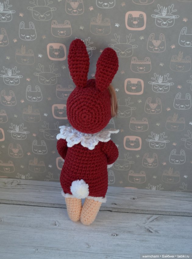 Крошка Заинька — Авторские вязаные куклы: интерьерные (фото 7)