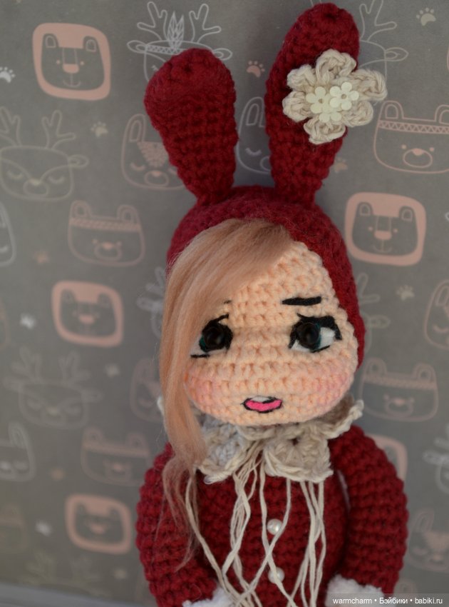 Крошка Заинька — Авторские вязаные куклы: интерьерные (фото 3)