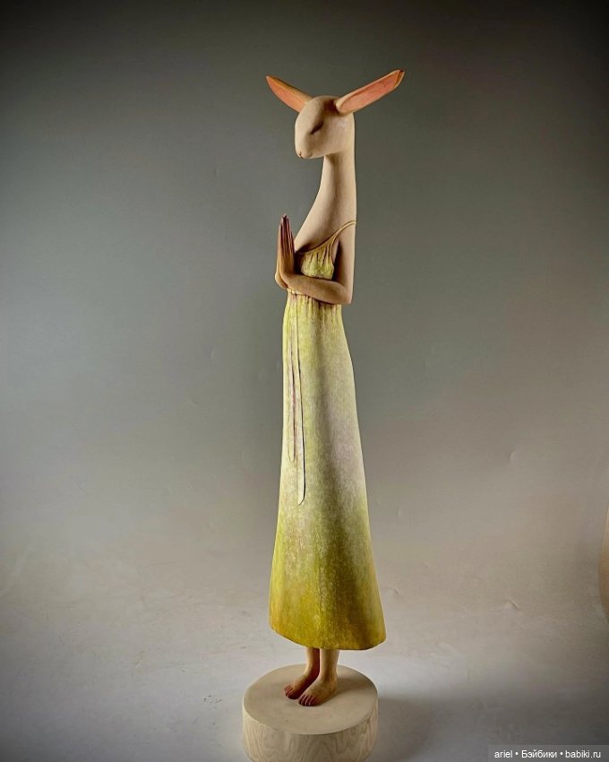 Идеи интимности, одиночества и созерцания в изящных скульптурах Никичи (Nikichi) (фото 8)