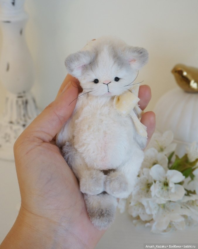 Котик Сэмми 💗🐱 — Авторские мишки Тедди и друзья: фото (фото 3)