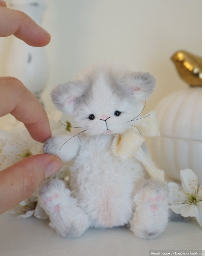 Котик Сэмми 💗🐱 — Авторские мишки Тедди и друзья: фото (фото 4)