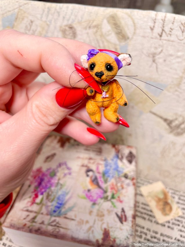 Фифи 🦊🐾3,5 см — Авторские мишки Тедди и друзья: фото