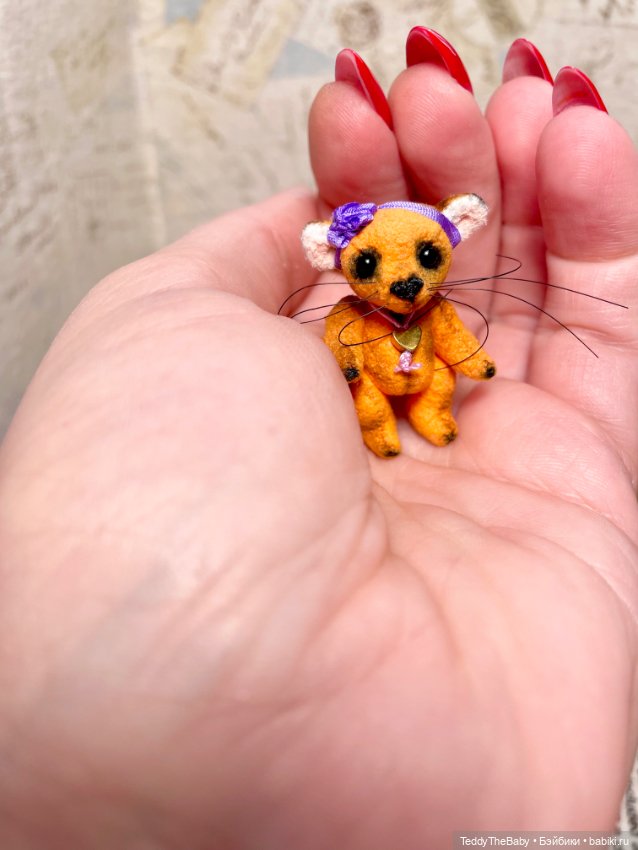 Фифи 🦊🐾3,5 см — Авторские мишки Тедди и друзья: фото