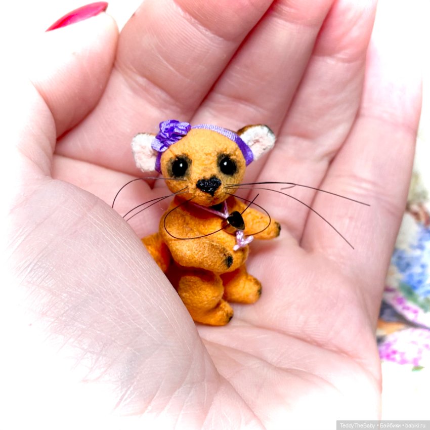 Фифи 🦊🐾3,5 см — Авторские мишки Тедди и друзья: фото