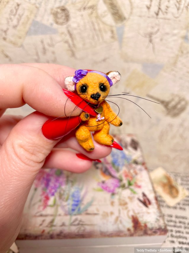 Фифи 🦊🐾3,5 см — Авторские мишки Тедди и друзья: фото