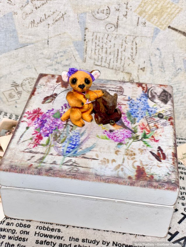 Фифи 🦊🐾3,5 см — Авторские мишки Тедди и друзья: фото (фото 10)