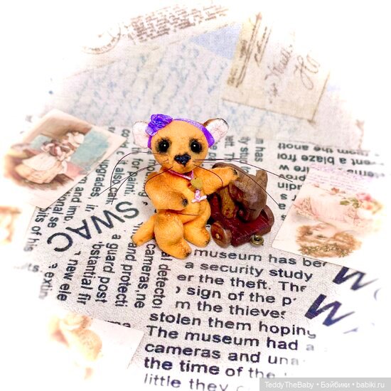 Фифи 🦊🐾3,5 см — Авторские мишки Тедди и друзья: фото