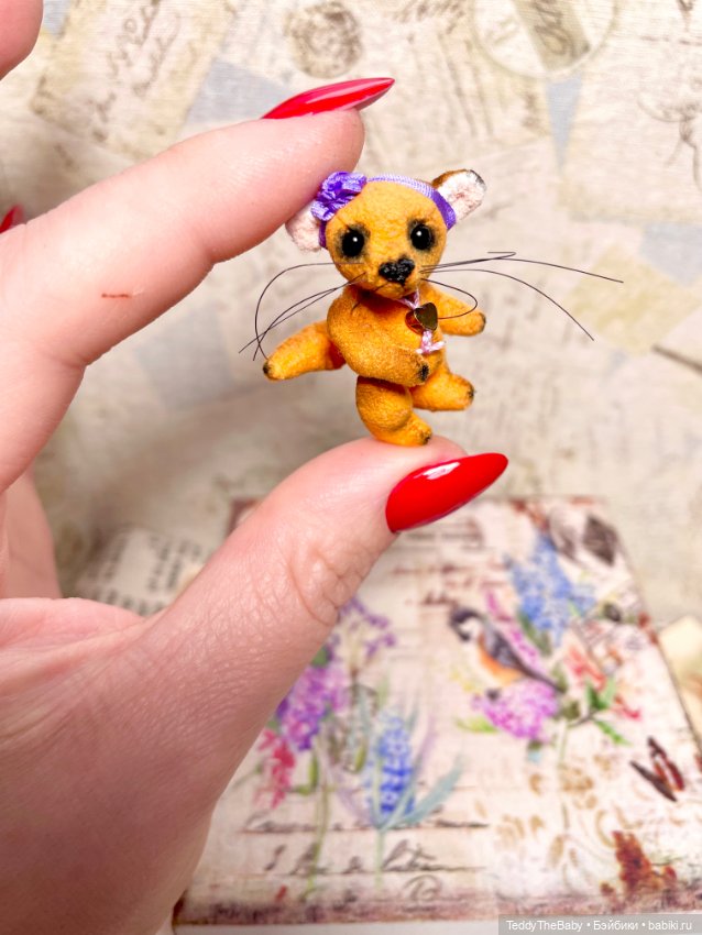 Фифи 🦊🐾3,5 см — Авторские мишки Тедди и друзья: фото