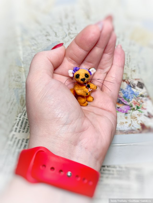 Фифи 🦊🐾3,5 см — Авторские мишки Тедди и друзья: фото