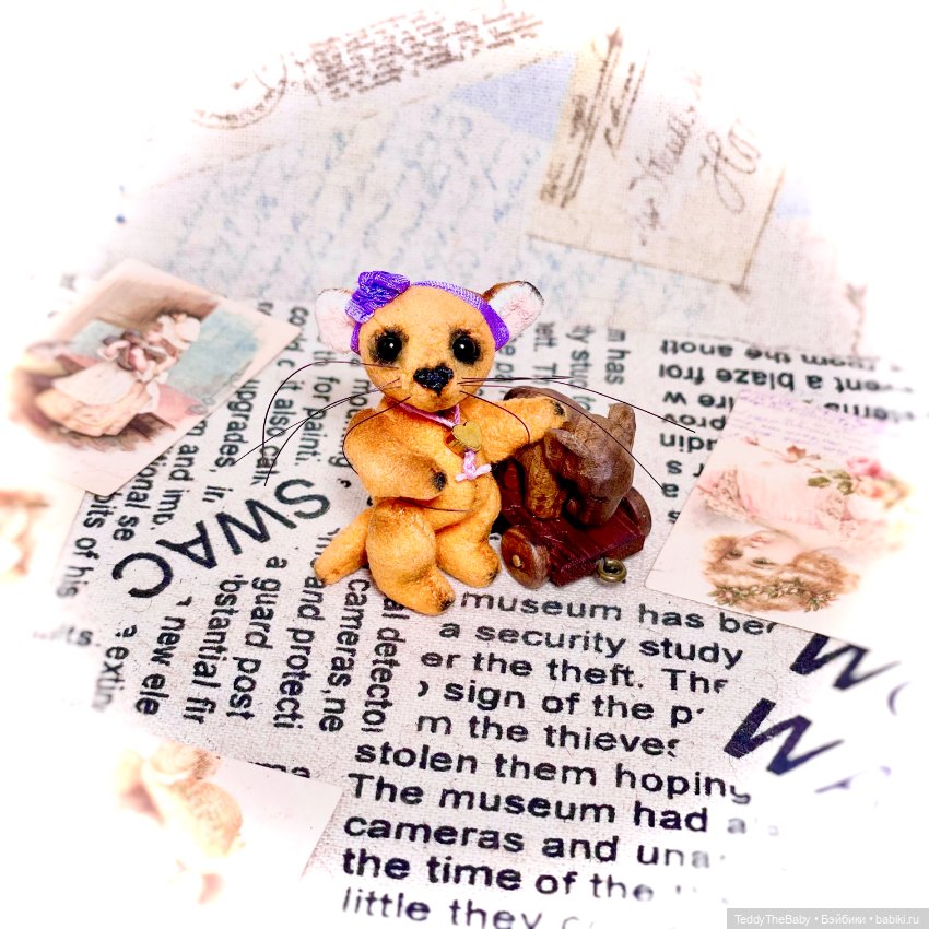 Фифи 🦊🐾3,5 см — Авторские мишки Тедди и друзья: фото (фото 8)