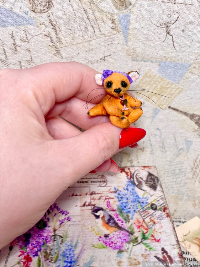 Фифи 🦊🐾3,5 см — Авторские мишки Тедди и друзья: фото