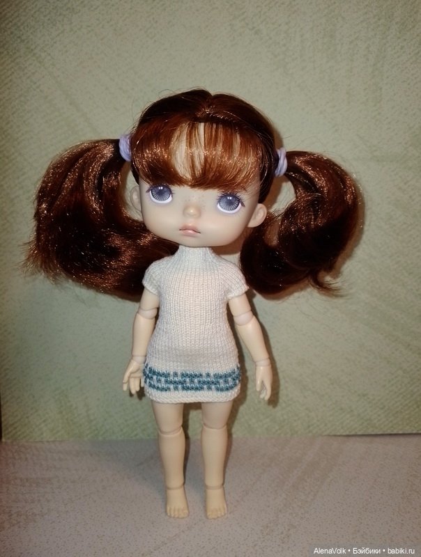 Нарядная рыжулька — Одежда и обувь для кукол своими руками: фото (фото 5)