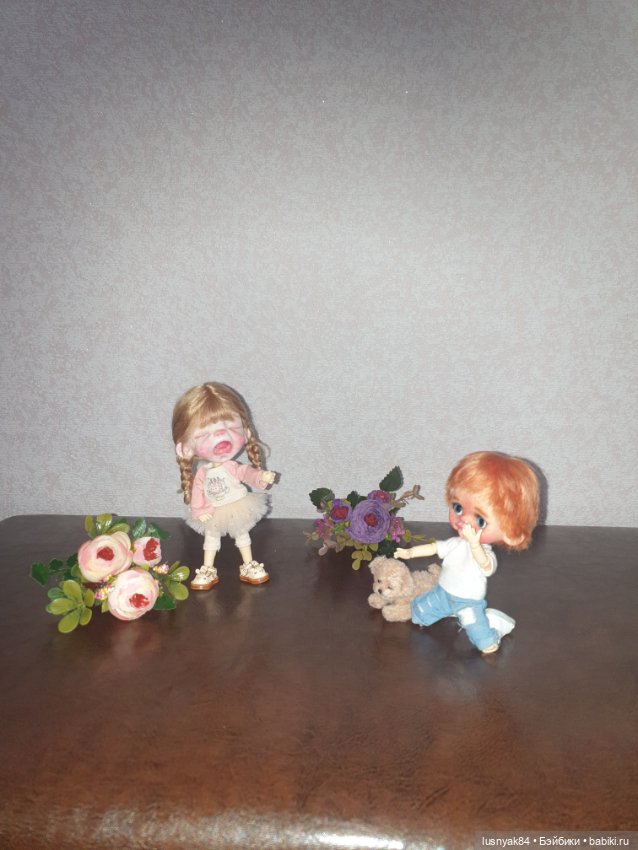 Борьба за щенка — Куклы и тела Obitsu 11 (Ob11): гибриды (фото 4)