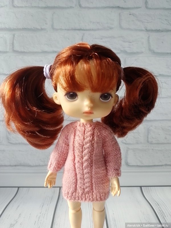 Нарядная рыжулька — Одежда и обувь для кукол своими руками: фото (фото 2)