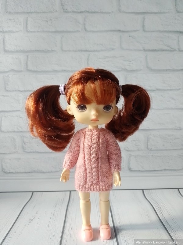 Нарядная рыжулька — Одежда и обувь для кукол своими руками: фото