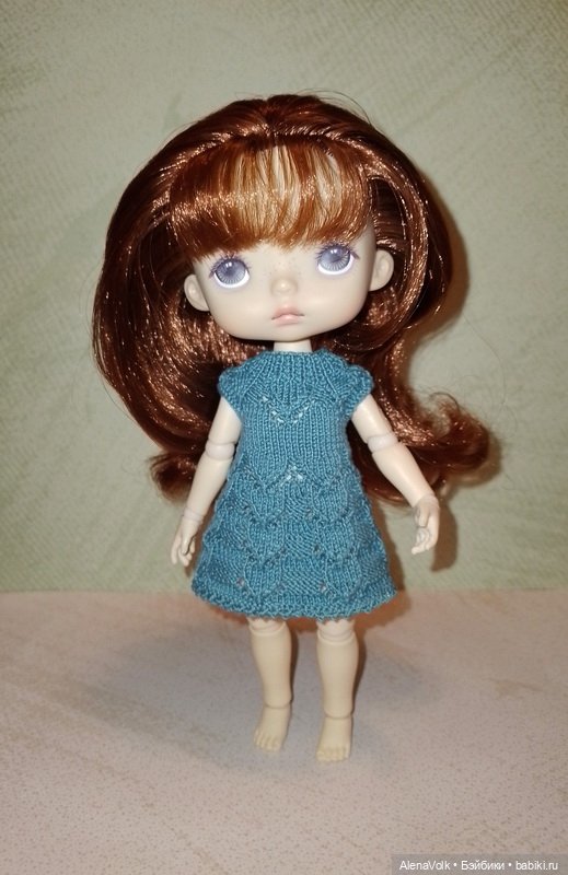 Нарядная рыжулька — Одежда и обувь для кукол своими руками: фото (фото 4)