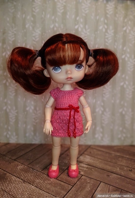 Нарядная рыжулька — Одежда и обувь для кукол своими руками: фото (фото 3)