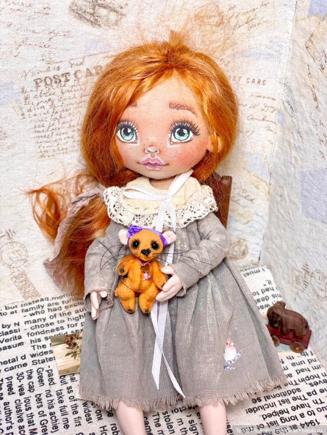 Фифи 🦊🐾3,5 см — Авторские мишки Тедди и друзья: фото